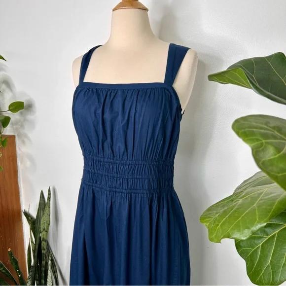 NWT Loft Navy Blue Maxi Dress - Picture 3 of 7